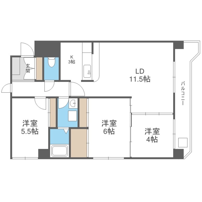 間取図 エスペランサオカダマ