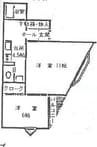 札沼線<学園都市線>/当別駅 徒歩2分 2階 築29年 1LDKの間取り