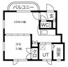 札幌市営地下鉄東豊線/栄町駅 徒歩11分 2階 築19年 1LDKの間取り