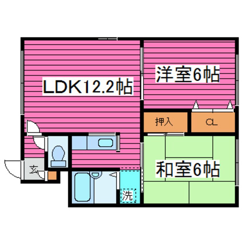 間取図 札幌市営地下鉄東豊線/栄町駅 徒歩7分 3階 築32年