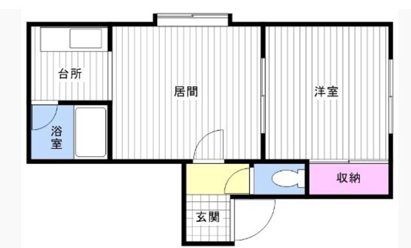 間取図 札沼線<学園都市線>/新琴似駅 徒歩27分 2階 築31年