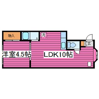 間取図 札沼線<学園都市線>/当別駅 徒歩12分 3階 築32年