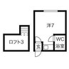 アメニティハウス 1Kの間取り