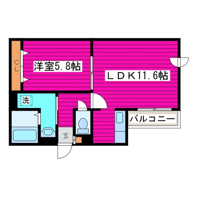 間取図 モンテリンク4315