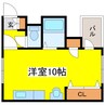 ベルエトワール 1Rの間取り