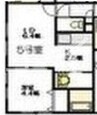 札幌市営地下鉄南北線/麻生駅 徒歩15分 2階 築12年 1LDKの間取り