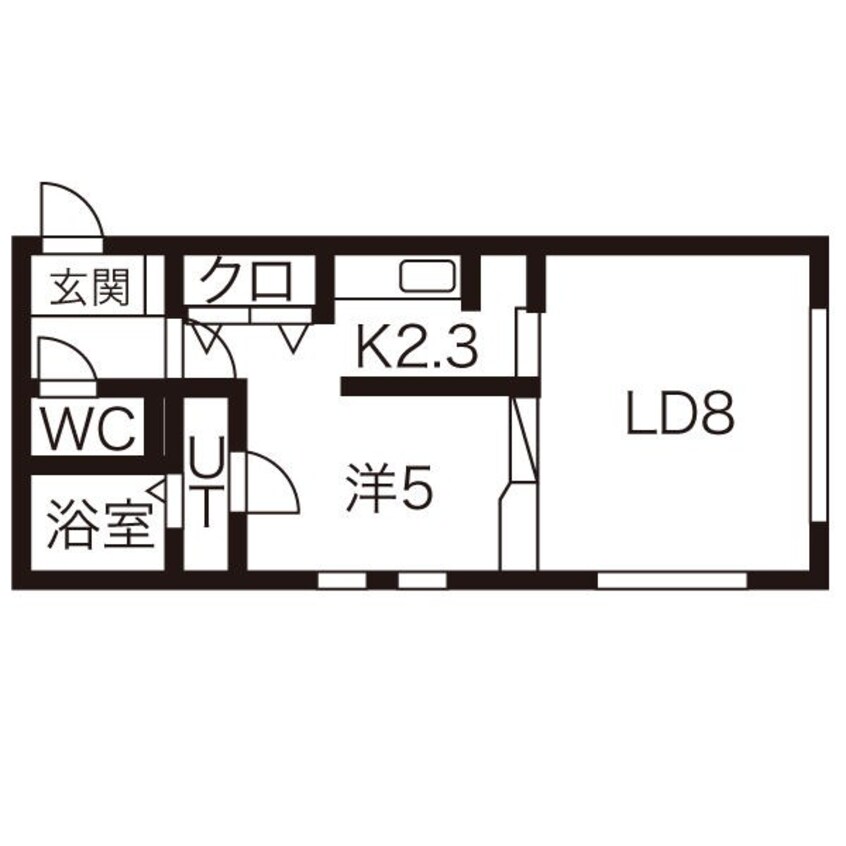 間取図 札沼線<学園都市線>/当別駅 徒歩10分 3階 築17年