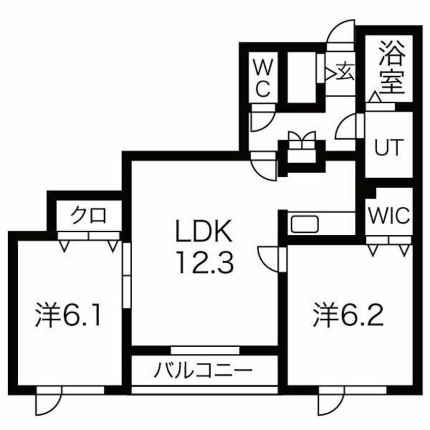 間取図 クレマチス６