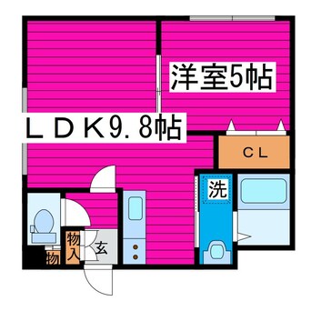 間取図 札幌市営地下鉄東豊線/新道東駅 徒歩7分 1階 築7年