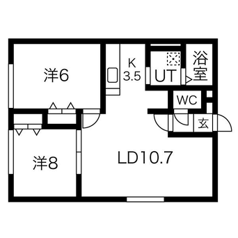 間取図 リヴィエール栄町