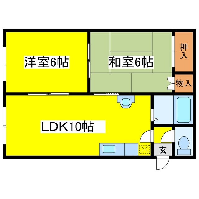 間取り図 ラフォーレ４０