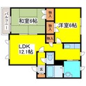 リッチビラの間取図