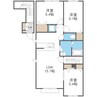 シェーンヴィラＤ 3LDKの間取り