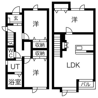 間取図 リザイアI