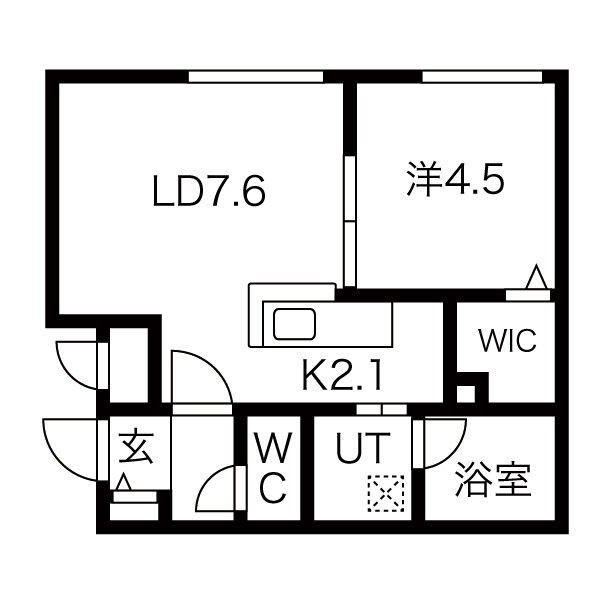 間取り図 ブランシャール栄町FOREST