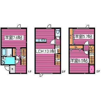 間取図 アドアストラ屯田北