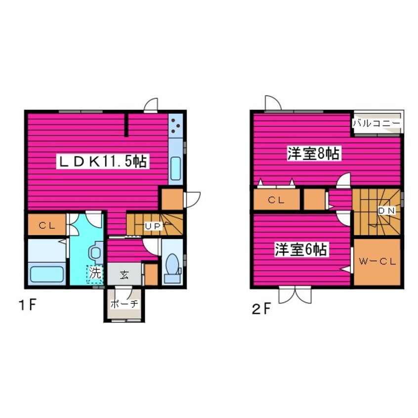 間取図 シャルマンソフィア