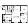 パークサイドN35 3LDKの間取り
