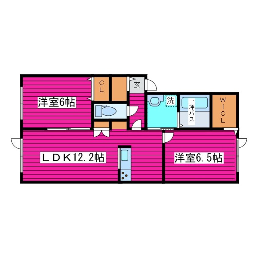 間取図 エルヴィータ花川北