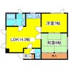 クオリティ35 2LDKの間取り