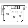 モアノース４０ 2LDKの間取り