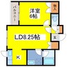 ステータス11　PARTI 1LDKの間取り