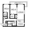 函館本線/手稲駅 徒歩10分 2階 築4年 2LDKの間取り