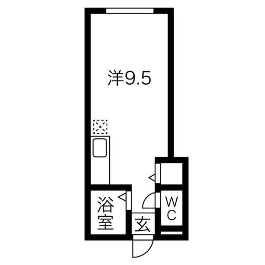 間取図 東76　丘珠北34条線/北丘珠3条2丁目 2階 築18年