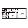 札沼線<学園都市線>/当別駅 徒歩10分 2階 築17年 1LDKの間取り