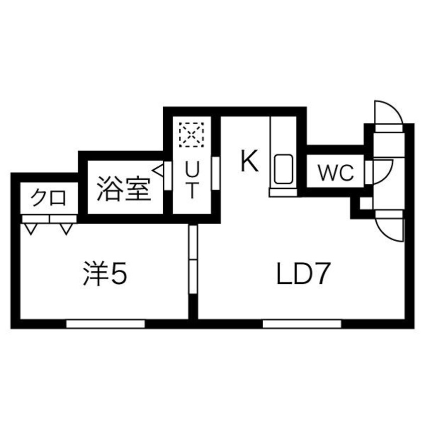 間取図 札幌市営地下鉄南北線/麻生駅 徒歩7分 3階 築14年
