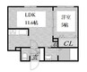 札幌市営地下鉄南北線/麻生駅 徒歩5分 4階 築9年 1LDKの間取り