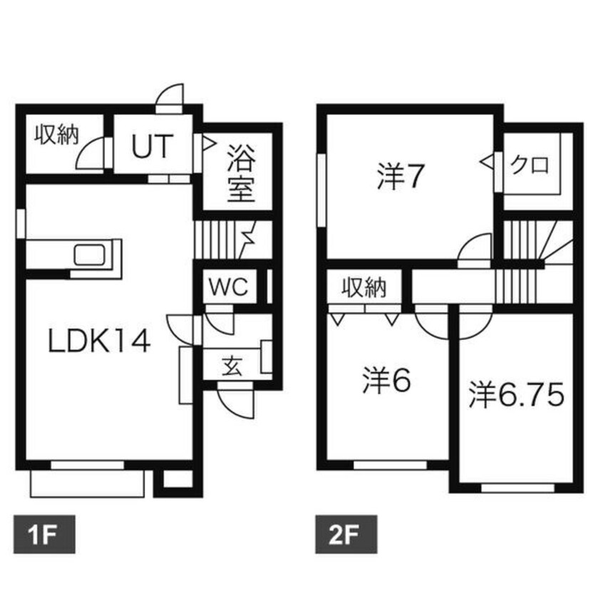 間取図 麻07　屯田線/屯田9条6丁目 1-2階 築15年