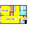 レミオポート 1LDKの間取り