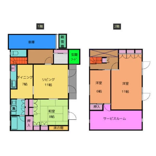 間取り図 当別町末広戸建