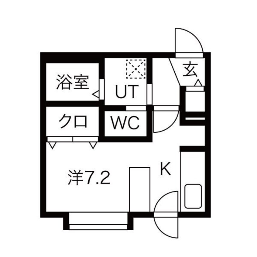 間取図 札幌市営地下鉄南北線/麻生駅 徒歩5分 1階 築2年