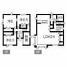 新川4-11戸建 3LDKの間取り