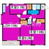 エクレール新琴似 3LDKの間取り