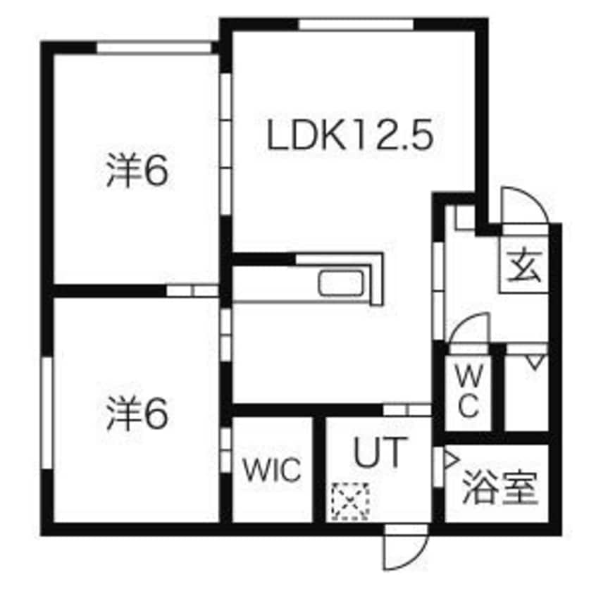 間取図 04　屯田線/新琴似8条15丁目 2階 築17年