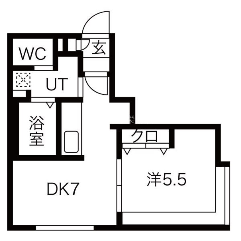 間取図 札幌市営地下鉄南北線/麻生駅 徒歩5分 4階 築7年