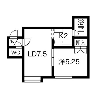 間取図 札幌市営地下鉄東豊線/新道東駅 徒歩24分 3階 築29年