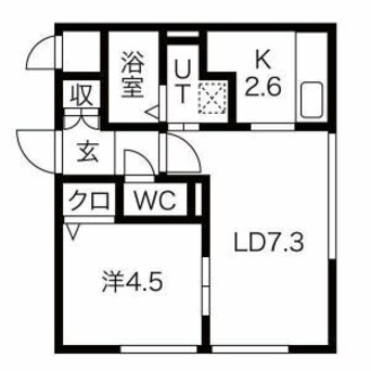 間取図 札幌市営地下鉄南北線/麻生駅 徒歩6分 3階 築7年