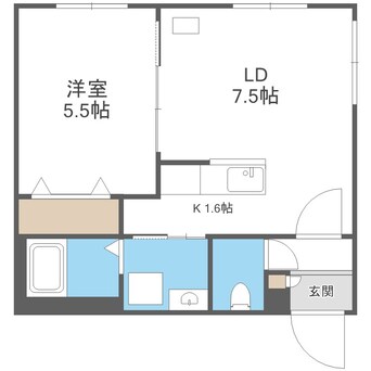 間取図 PRIME COURT麻生駅前