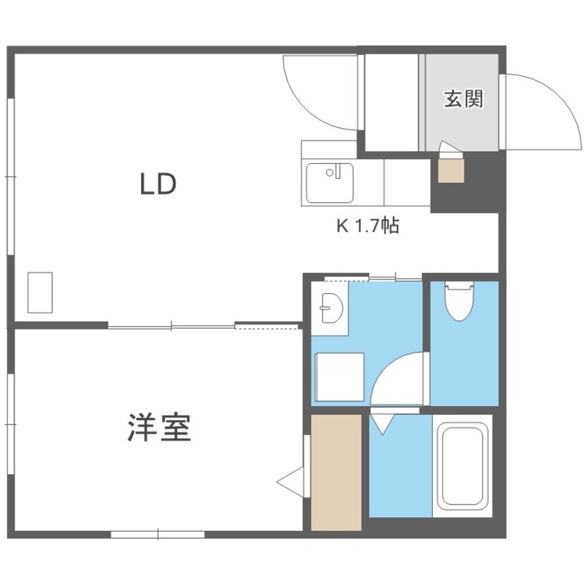 間取図 PRIME COURT麻生駅前