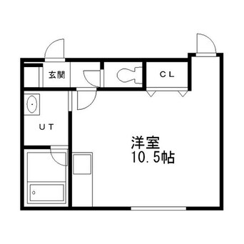 間取図 函館本線/手稲駅 徒歩18分 3階 築17年