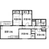 函館本線/発寒中央駅 徒歩7分 1階 築31年 4LDKの間取り