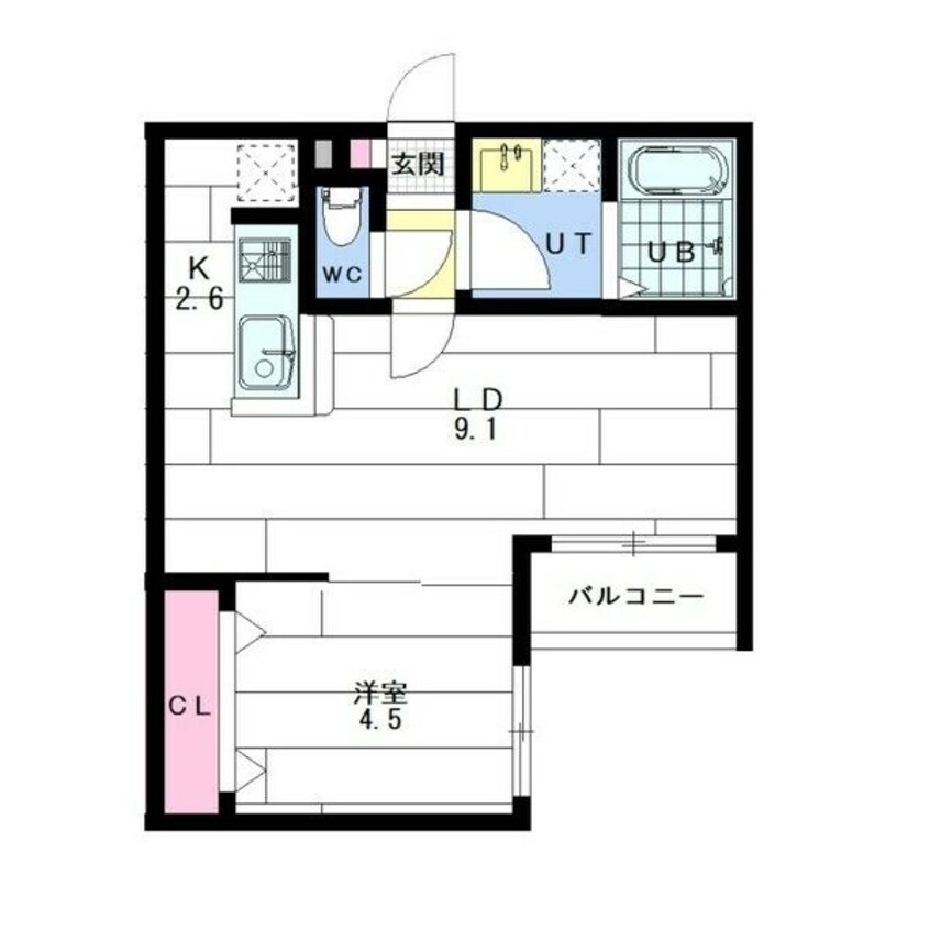 間取図 札幌市営地下鉄南北線/麻生駅 徒歩6分 5階 築4年