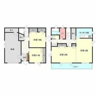 間取図 発寒11条3丁目戸建