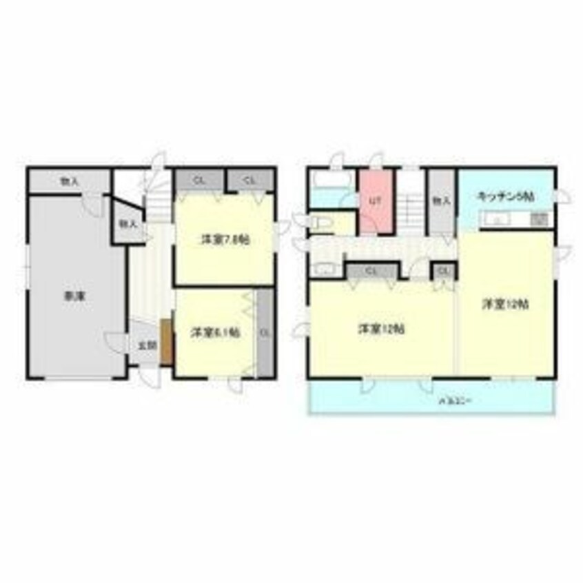 間取図 発寒11条3丁目戸建