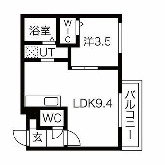 間取図 札幌市営地下鉄南北線/麻生駅 徒歩5分 2階 築2年