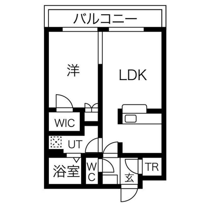 間取図 札幌市営地下鉄南北線/北３４条駅 徒歩4分 1階 築21年